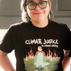 Black climate justice t-shirt